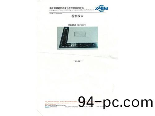 産(chan)品檢測報(bao)告